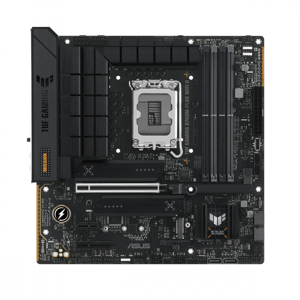 MOTHERBOARD ASUS (TUF GAMING B760M-PLUS WIFI II)SOCKET 1700 13A,4*DDR5,HDMI,DP,PCI-E 5.0,WIFI6E,MATX-1