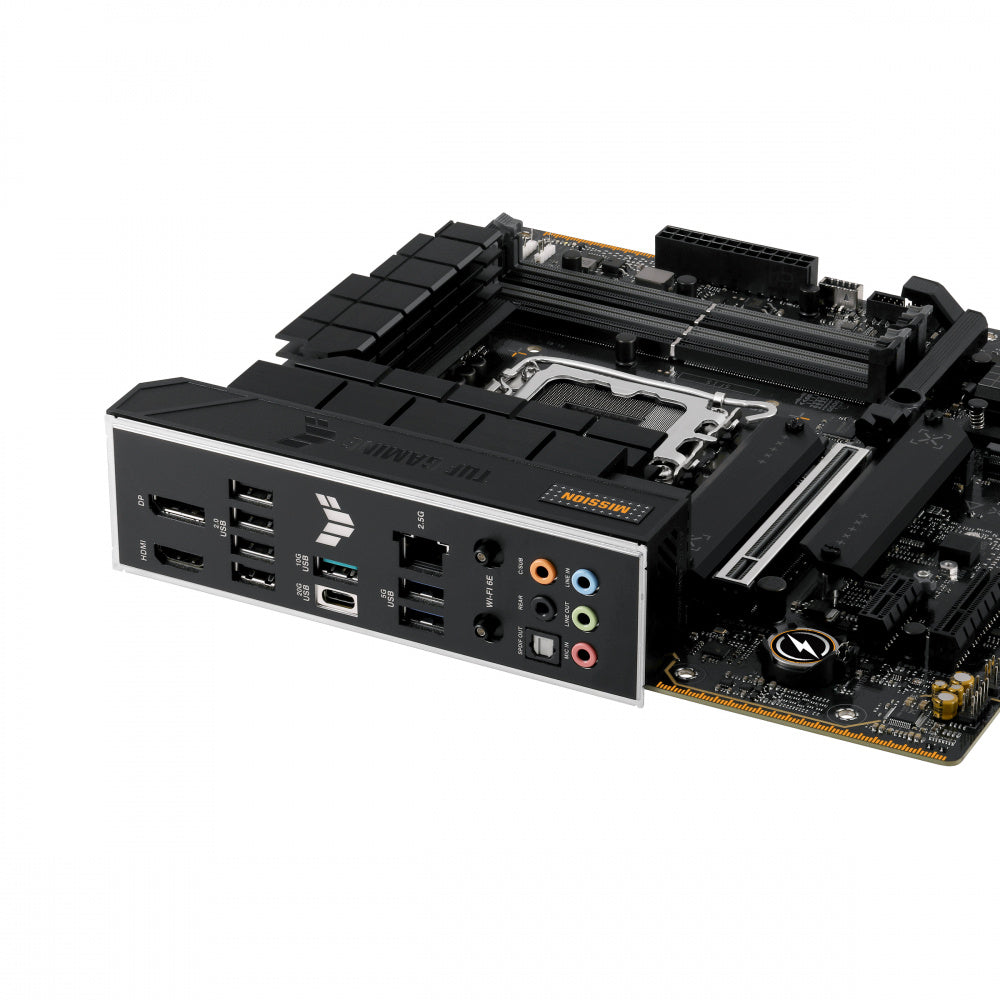 MOTHERBOARD ASUS (TUF GAMING B760M-PLUS WIFI II)SOCKET 1700 13A,4*DDR5,HDMI,DP,PCI-E 5.0,WIFI6E,MATX