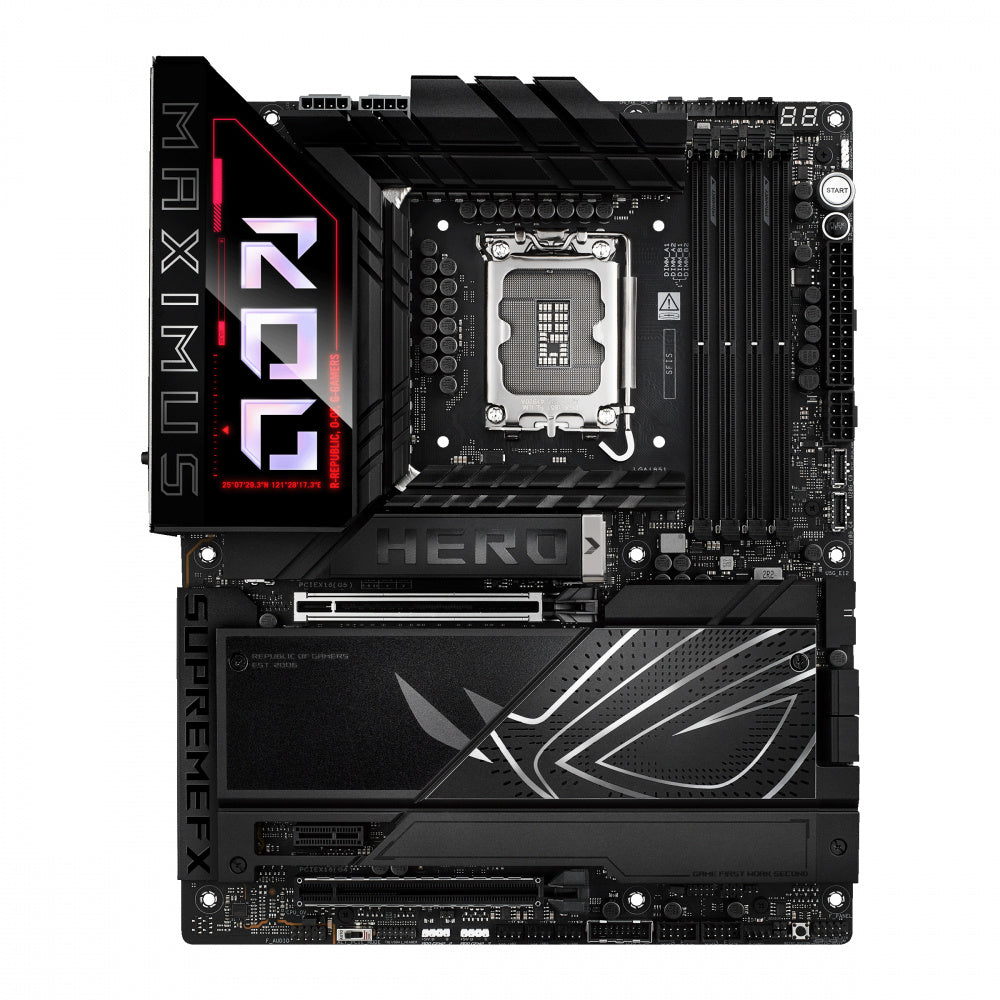 MOTHERBOARD ASUS (ROG MAXIMUS Z890 HERO)SOCKET 1851 15A,4*DDR5,HDMI,TB,PCIE-5.0,WIFI7,ATX