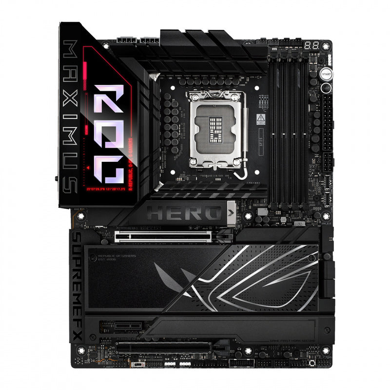MOTHERBOARD ASUS (ROG MAXIMUS Z890 HERO)SOCKET 1851 15A,4*DDR5,HDMI,TB,PCIE-5.0,WIFI7,ATX-1