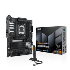 MOTHERBOARD ASUS (TUF GAMING X870-PLUS WIFI)SOCKET AM5,4*DDR5,HDMI,2 USB4,PCI-E 5.0,WIFI7,ATX-1