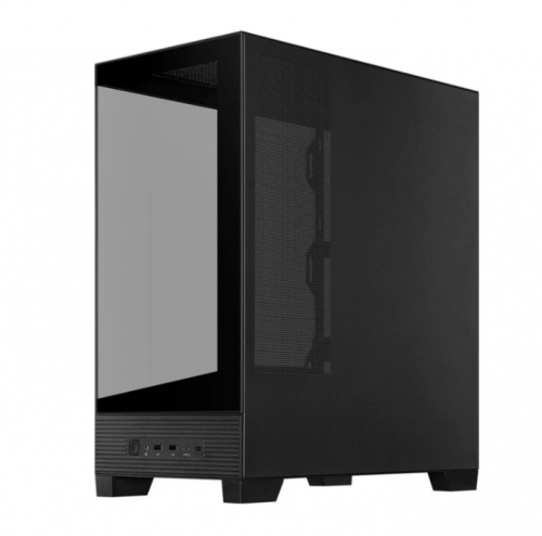 GABINETE ASUS (A31 TG BLACK) NEGRO, VIDRIO TEMPLADO,SOPORTA BTF, MT, S/FUENTE