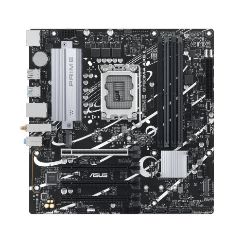 MOTHERBOARD ASUS (PRIME B760M-A AX6 II) SOCKET 1700, 4*DDR5,HDMI,DP,PCI-E 4.0,WIFI6,MATX