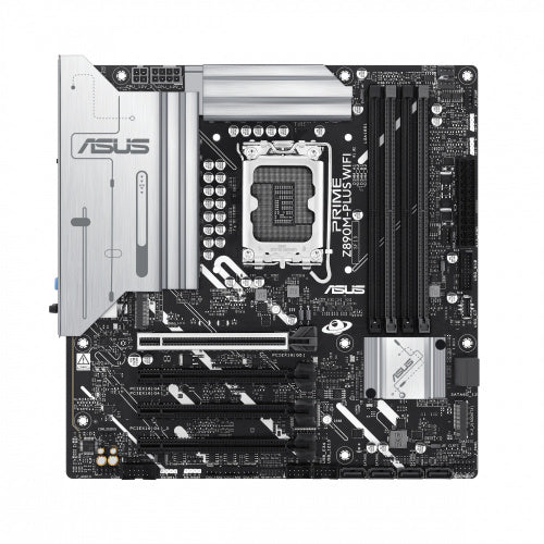 MOTHERBOARD ASUS (PRIME Z890M-PLUS WIFI) SOCKET 1851,4*DDR5,HDMI,USB-C,VGA,PCIE-4.0,WIFI7,MICRO ATX