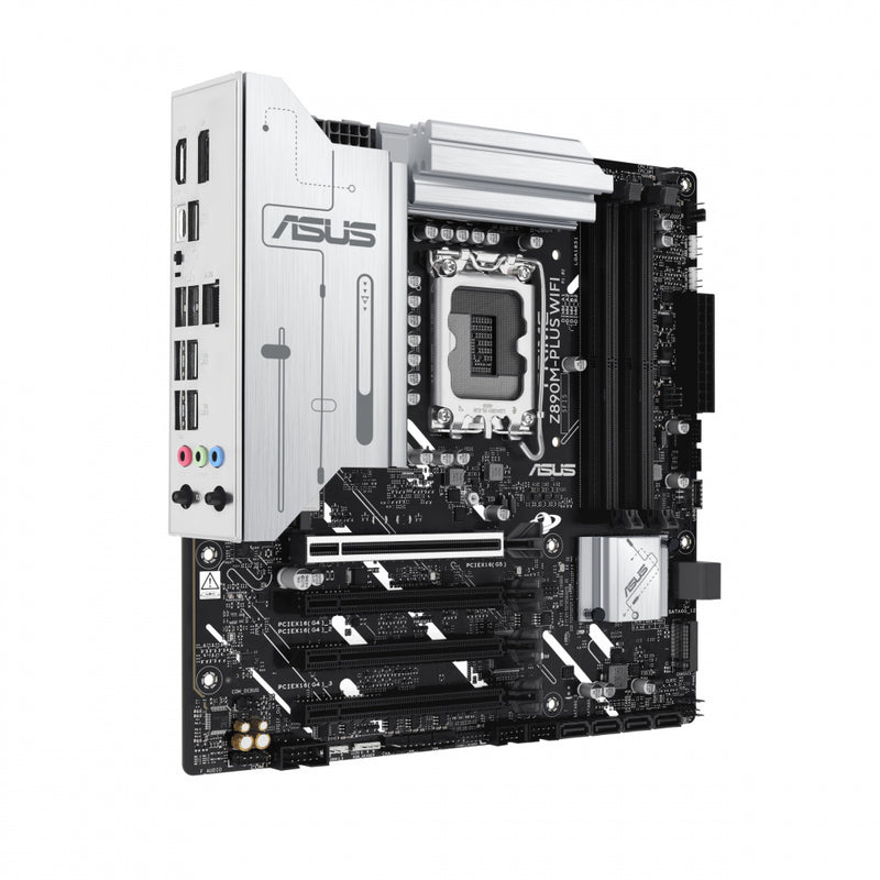 MOTHERBOARD ASUS (PRIME Z890M-PLUS WIFI) SOCKET 1851,4*DDR5,HDMI,USB-C,VGA,PCIE-4.0,WIFI7,MICRO ATX-2