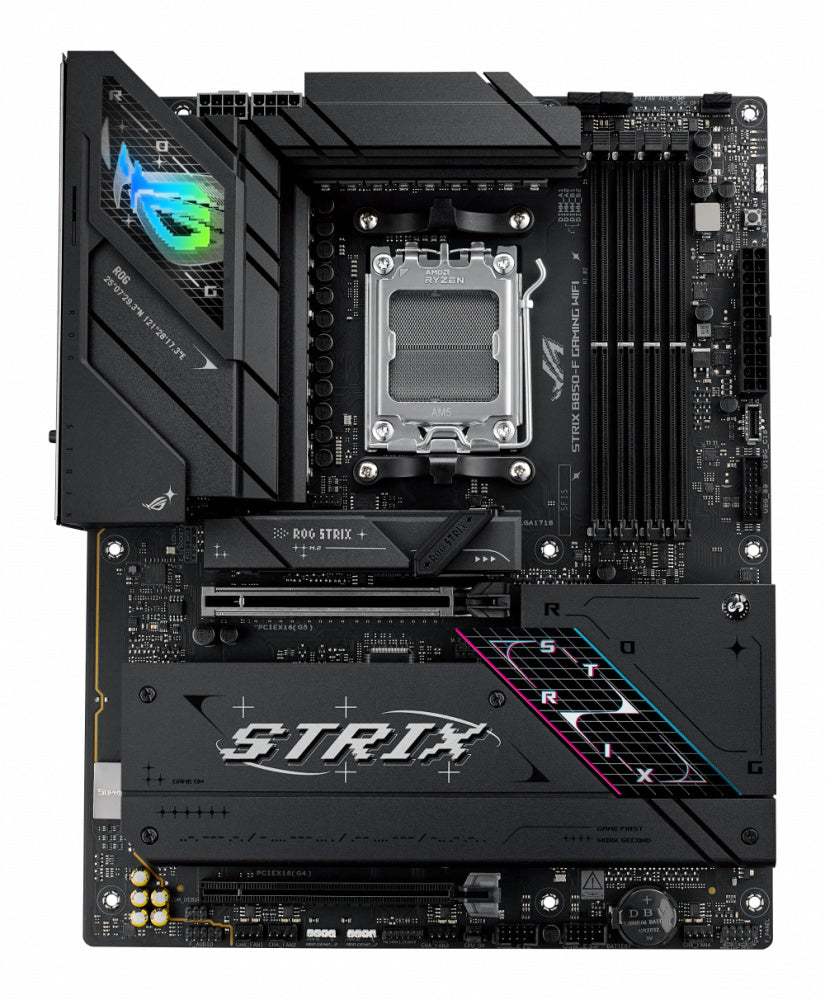 MOTHERBOARD ASUS (ROG STRIX B850-F GAMING WIFI)SOCKET AM5,4*DDR5,HDMI,DP,PCIE-5.0,WIFI7,ATX-1