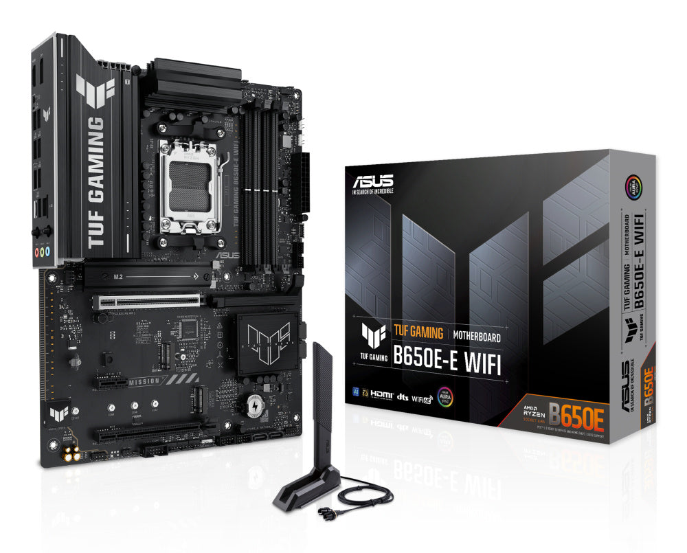 MOTHERBOARD ASUS (TUF GAMING B650E-E WIFI) SOCKET AM5,4*DDR5,HDMI,DP,PCIE-5.0,ATX