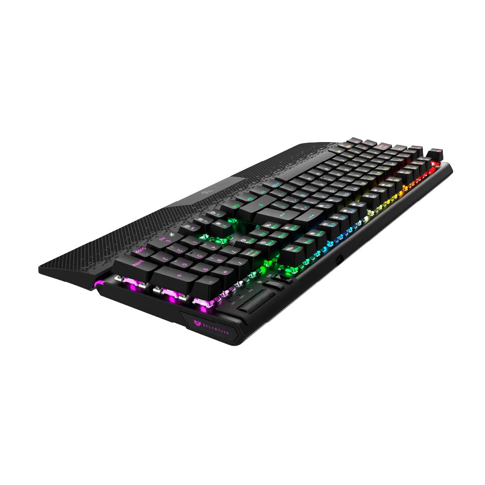 TECLADO MECANICO BALAM RUSH (BR-936781) DOMINATE EXPERT GK979,SWITCH RED,105 TECLAS,RGB,NEGRO