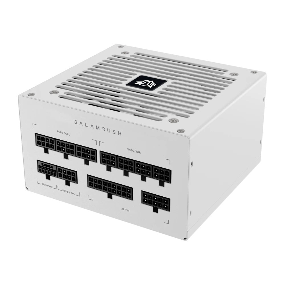 FUENTE DE PODER BALAM RUSH (BR-937641) MAGNETAR 1050W,80 PLUS PLATINO,FULL MODULAR,VENT 120MM,BLANCO