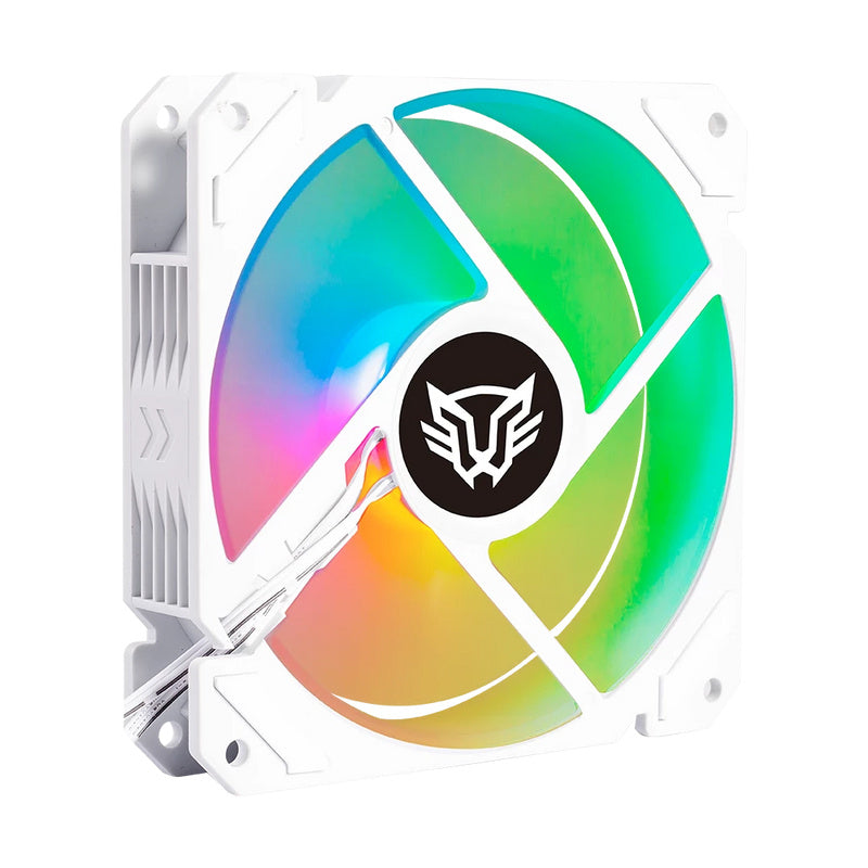 VENTILADOR P/GABINETE BALAM RUSH (BR-938051) EOLOX BLAZE EX70W,RGB,120 MM,1 FAN,BLANCO