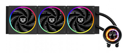 VENTILADOR P/CPU BALAM RUSH (BR-941808) HYDROX EXPERT LEVEL HYX40,120MM,3 FAN,ARGB,HIDRODIMANICO, NEGRO-1