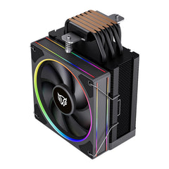 VENTILADOR P/CPU BALAM RUSH(BR-942027)HELIUX PRO HEX60,RGB,6 PIPAS,TDP 240W,AMD/INTEL,1*FAN 120MM,PWN 4 PIN+ARGB 3 PIN,NEGRO-2
