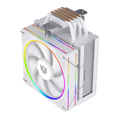 VENTILADOR P/CPU BALAM RUSH(BR-942058)HELIUX PRO HEX50,RGB,4 PIPAS,TDP 220W,AMD/INTEL,1*FAN 120MM,PWN 4 PIN+ARGB 3 PIN,BLANCO-2
