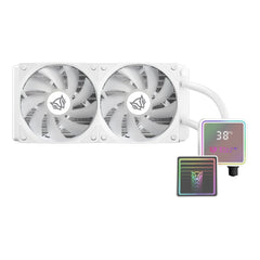 VENTILADOR P/CPU BALAM RUSH (BR-944052) CRYO PRISM 240 ICE,ARGB,TDP 270W,AMD/INTEL,DISPLAY, BLANCO-2