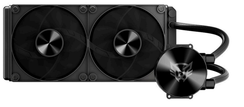 VENTILADOR P/CPU BALAM RUSH (BR-944090) CRYO ALLBLACK 240, ARGB, TDP 260W, AMD/INTEL, NEGRO-1