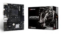 MOTHERBOARD BIOSTAR (A520MHP) SOCKET AM4,MICRO ATX,2*DDR4,PS2,VGA,HDMI,RJ45,DP,AUDIO 6CH-1