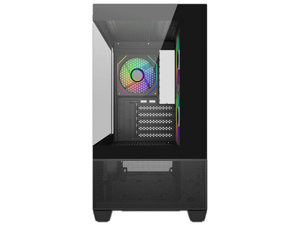 GABINETE COOLER MASTER (E490-KHNN-S00) ELITE 490,VIDRIO TEMP,M-ATX,3*FAN,S/FUENTE,1 X USB TIPO C-2