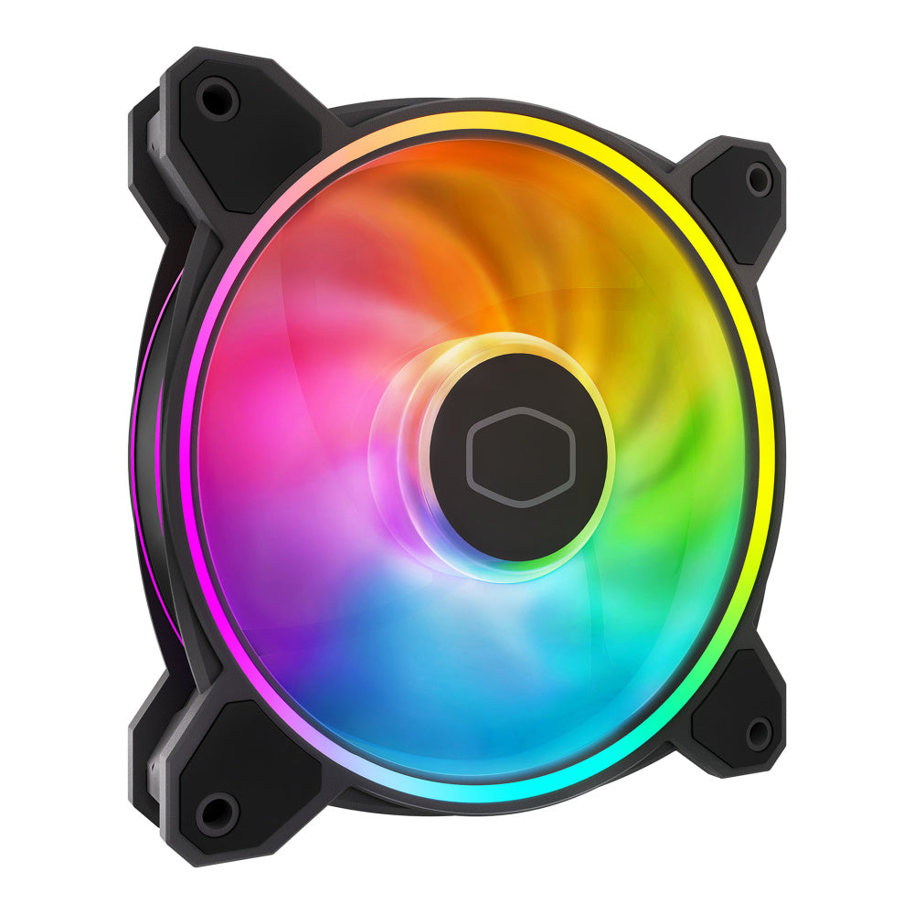 VENTILADOR P/GABINETE COOLER MASTER (MFL-B2DN-21NP2-R2) MASTERFAN MF120 HALO2 NEGRO,ARGB