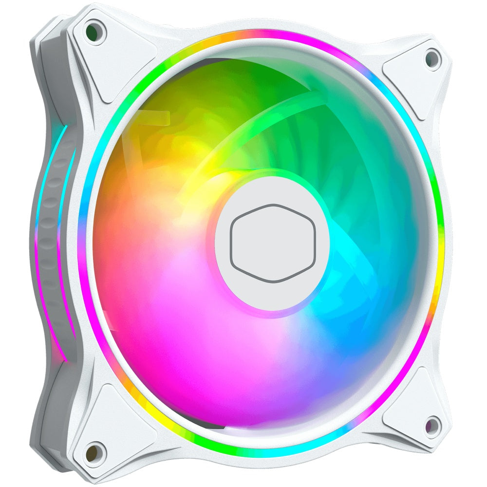 VENTILADOR P/GABINETE COOLER MASTER (MFL-B2DW-18NPA-R1) MASTERFAN MF120 HALO,BLANCO,ARGB,120 MM