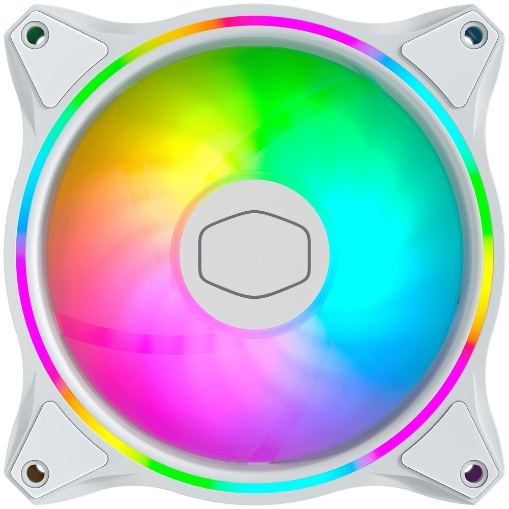VENTILADOR P/GABINETE COOLER MASTER (MFL-B2DW-18NPA-R1) MASTERFAN MF120 HALO,BLANCO,ARGB,120 MM