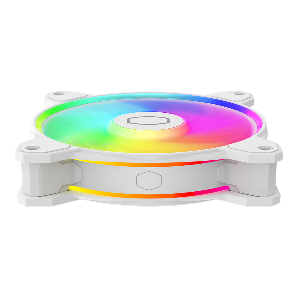 VENTILADOR P/GABINETE COOLER MASTER (MFL-B2DW-21NP2-R2) MASTERFAN MF120 HALO2 BLANCO,ARGB