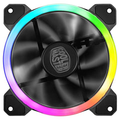 VENTILADOR P/GABINETE COOLER MASTER (MFW-B2DN-12NFA-S2) MF120MM S2,LEDS ARGB, CPU,3 PINES, 16LEDS-2