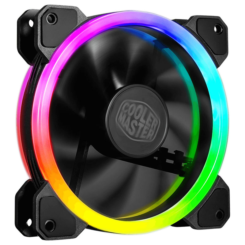 VENTILADOR P/GABINETE COOLER MASTER (MFW-B2DN-12NFA-S2) MF120MM S2,LEDS ARGB, CPU,3 PINES, 16LEDS-1