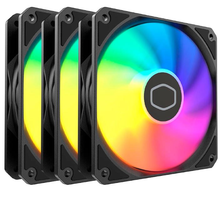 VENTILADOR P/GABINETE COOLER MASTER (MFW-B2DN-173PA-R1) MF120 LITE ARGB 3-PACK,NEGRO-1
