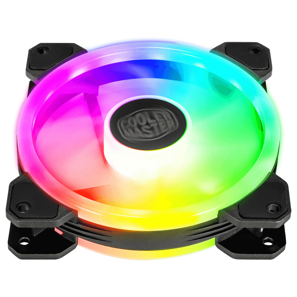 VENTILADOR P/GABINETE COOLER MASTER (MFW-B2DN-18NPA-S3) MASTERFAN MF120 S3, ARGB,120MM,1800RM,NEGRO