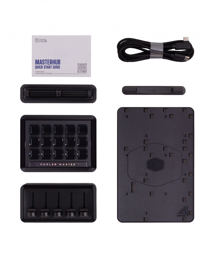 HUB COOLER MASTER (MHSK13AA00) MASTER HUB STREAM KIT,NEGRO