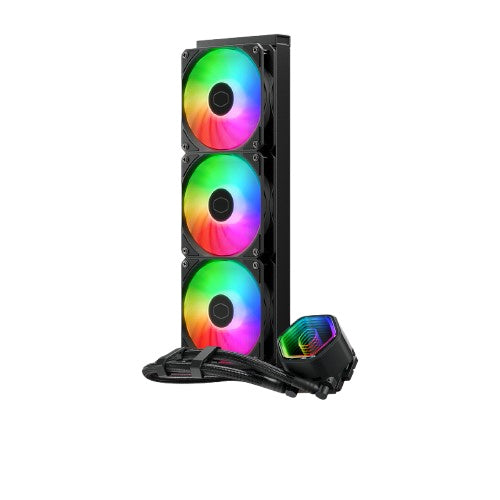 VENTILADOR P/CPU COOLER MASTER (MLW-D36M-A18PA-R1) MASTERLIQUID 360 CORE II ARGB,LGA 1851/AM5,NEGRO