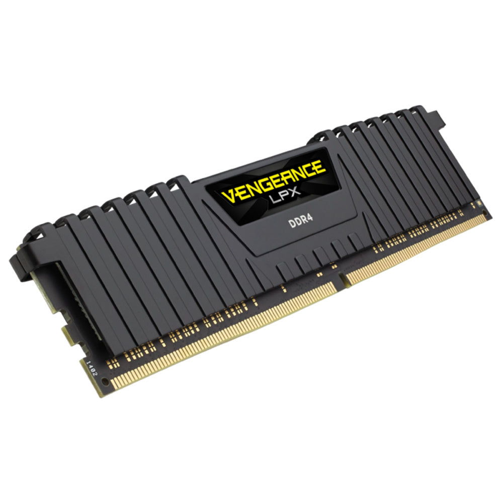 MEMORIA DIMM DDR4 CORSAIR (CMK16GX4M1E3200C16) 16GB 3200MHZ (1X16GB) VENGEANCE LPX NEGRO, 1.35