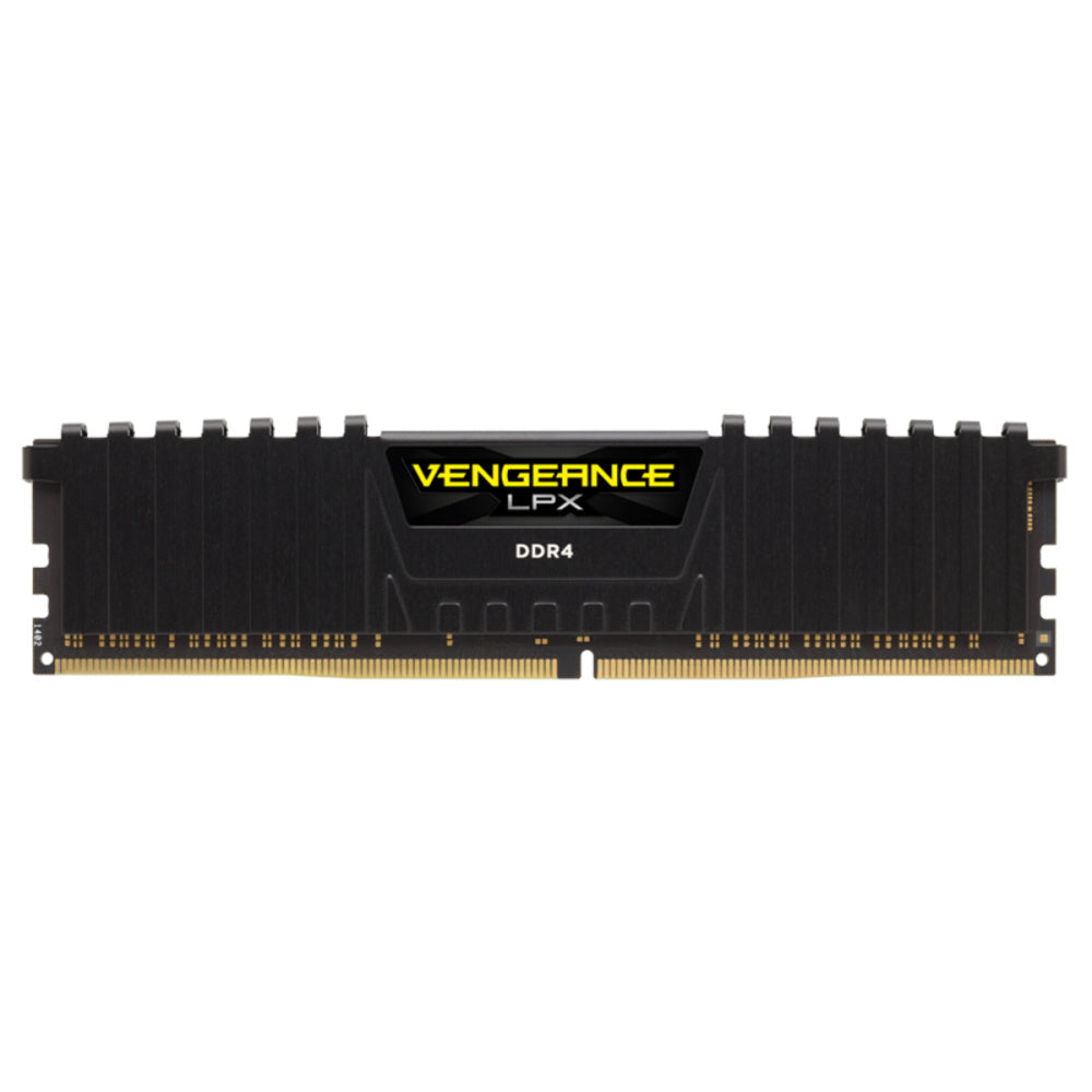 MEMORIA DIMM DDR4 CORSAIR (CMK16GX4M1E3200C16) 16GB 3200MHZ (1X16GB) VENGEANCE LPX NEGRO, 1.35