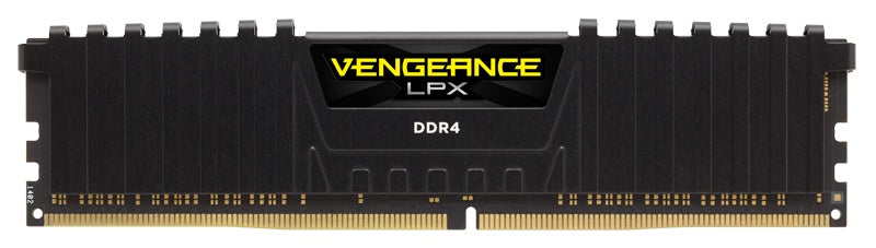 MEMORIA DIMM DDR4 CORSAIR (CMK8GX4M1A2666C16) 8GB 2666MHZ (1X8GB) VENGEANCE LPX NEGRO, 1.2