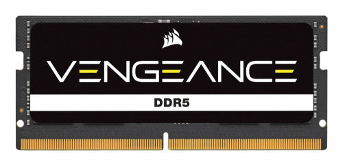 MEMORIA SODIMM DDR5 CORSAIR (CMSX24GX5M1A5600C48) 24GB 5600MT/S (1X24GB) VENGEANCE, PCB NEGRO, 1.1V-1