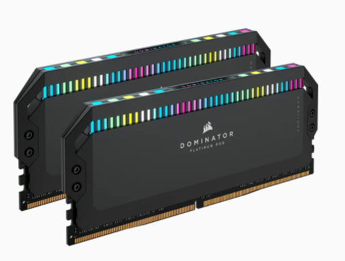 MEMORIA DIMM DDR5 CORSAIR (CMT32GX5M2B5200C40) 32GB 5200MHZ(2X16GB)DOMINATOR PLATINUM RGB NEGRO CL40