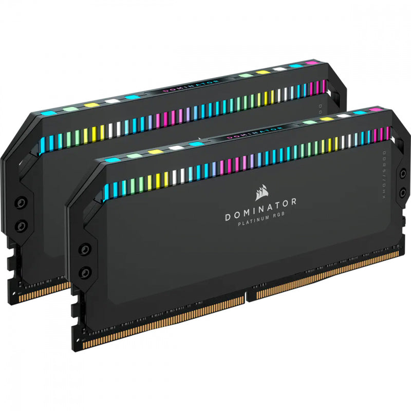 MEMORIA DIMM DDR5 CORSAIR (CMT64GX5M2B5600C40) 64GB 5600MHZ (2X32GB) DOMINATOR PLATINUM RGB,NEGRO-1