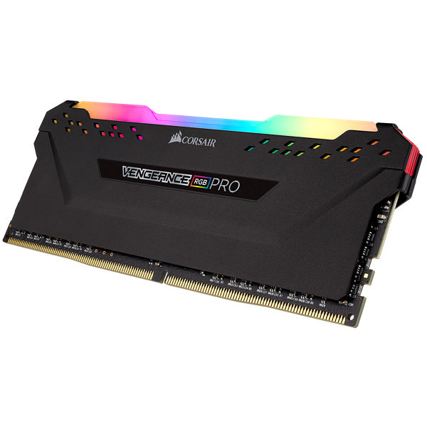 MEMORIA DIMM DDR4 CORSAIR (CMW8GX4M1E3200C16) 8GB 3200MHZ (1X8GB)VENGEANCE RGB PRO, NEGRO 1.35V