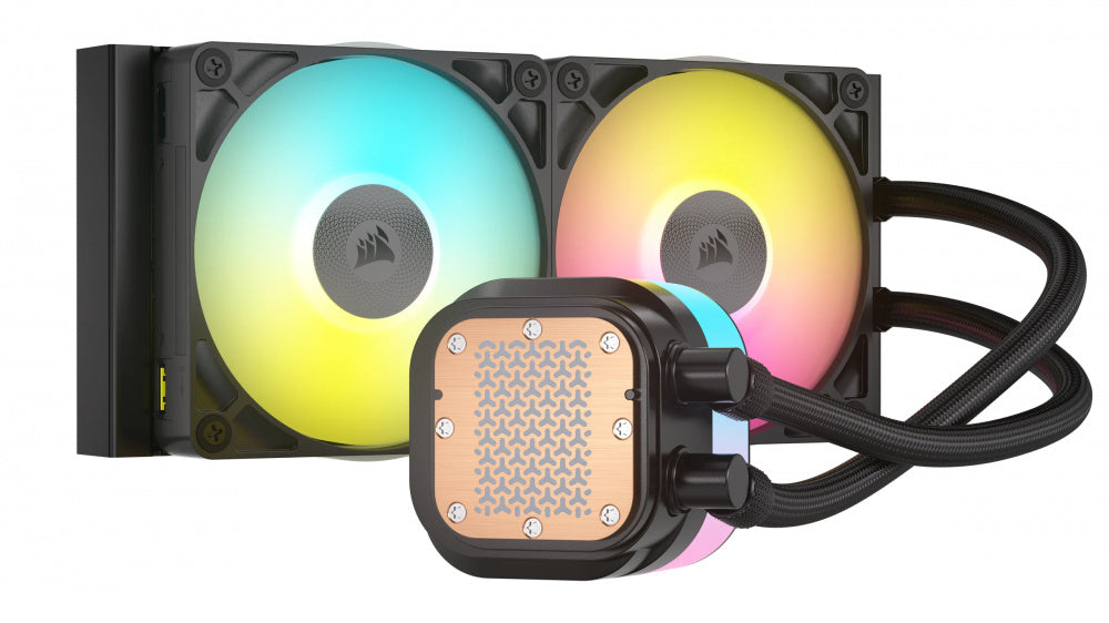 VENTILADOR P/CPU CORSAIR (CW-9061016-WW) ICUE LINK TITAN RX RGB,240MM,ENFRIAMIENTO LIQUIDO,NEGRO
