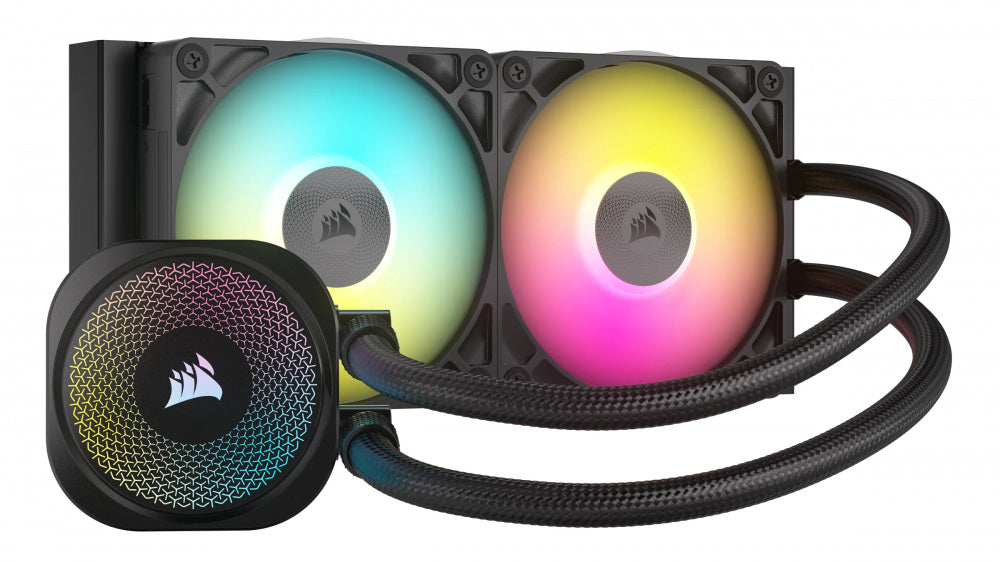 VENTILADOR P/CPU CORSAIR (CW-9061016-WW) ICUE LINK TITAN RX RGB,240MM,ENFRIAMIENTO LIQUIDO,NEGRO