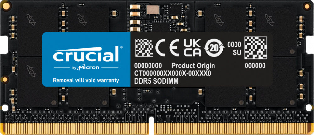 MEMORIA SODIMM DDR5 CRUCIAL (CT16G56C46S5) 16GB 5600MHZ, CL46