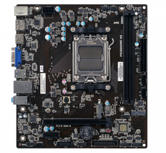 MOTHERBOARD ECS (89-206-QG5107) PRO600AM5-M5 V1.0, SOCKET AM5, DDR5 4800MHZ, HDMI,USB,VGA.