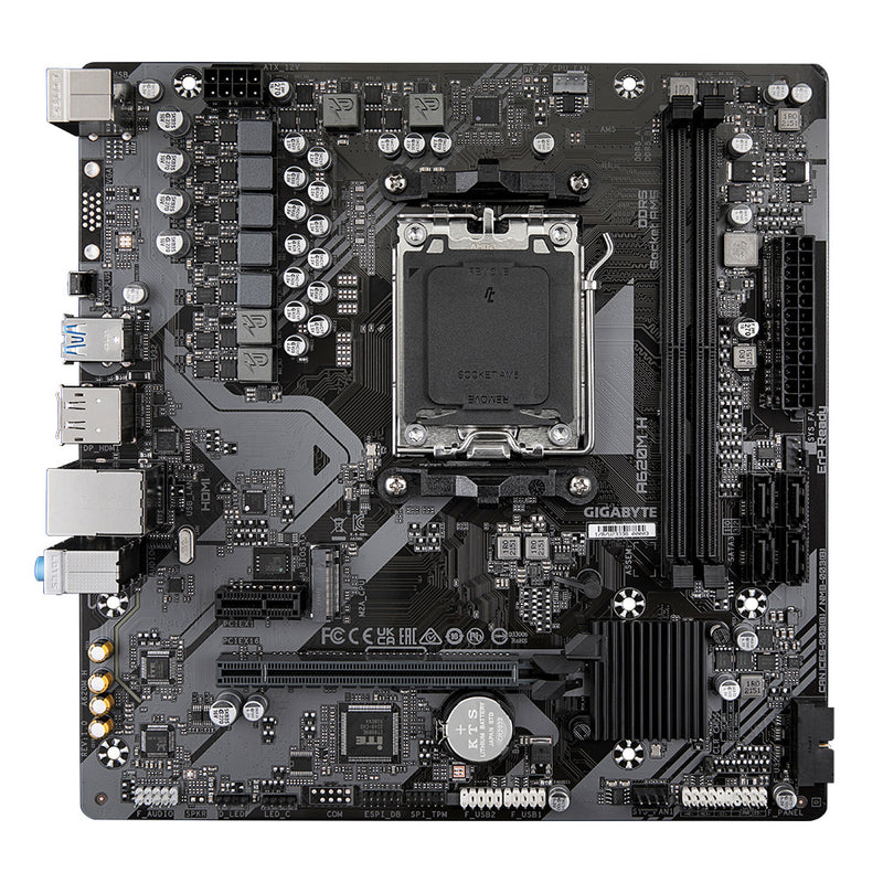 MOTHERBOARD GIGABYTE (A620M H) SOCKET AM5, 2*DDR5 6400MHZ, HDMI, DP,MICRO ATX-2