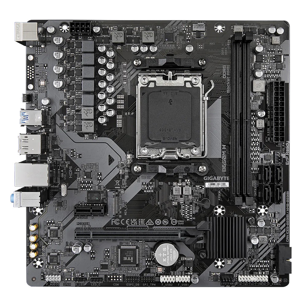 MOTHERBOARD GIGABYTE (B650M H) SOCKET AM5, 2*DDR5 6400MHZ, HDMI, DP,MICRO ATX