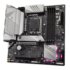 MOTHERBOARD GIGABYTE (B760M AORUS ELITE AX) SOCKET 1700, 4*DDR5 7600MHZ, HDMI, DP, MICRO ATX,WIFI 6E-2
