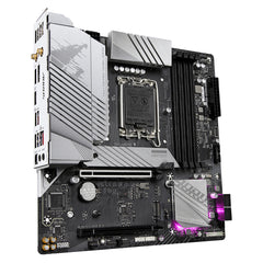 MOTHERBOARD GIGABYTE (B760M AORUS ELITE AX) SOCKET 1700, 4*DDR5 7600MHZ, HDMI, DP, MICRO ATX,WIFI 6E-3