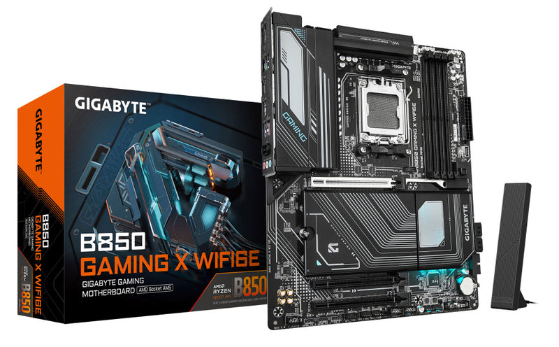 MOTHERBOARD GIGABYTE (B850 GAMING X WIFI6E) SOCKET AM5,4*DDR5 5200MHZ,HDMI,DP,WIFI6E,BT,ATX-1
