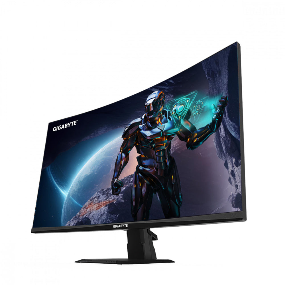 MONITOR LED GIGABYTE 27" (GS27QC) GAMING, 2560X1440 QHD, CURVO, 165HZ, 2*HDMI, DP, 1MS