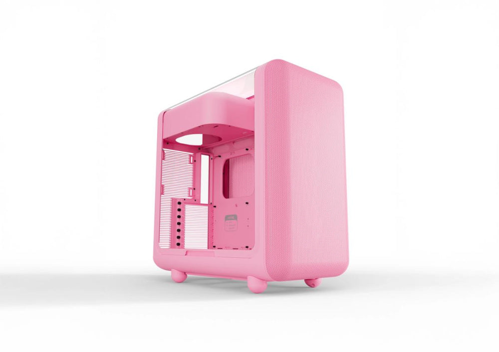 GABINETE HYTE (CS-HYTE-X50G-SM)X50 ATX CASE WITH TEMPERED GLASS SIDE PANEL STRAWBERRY MILK-1