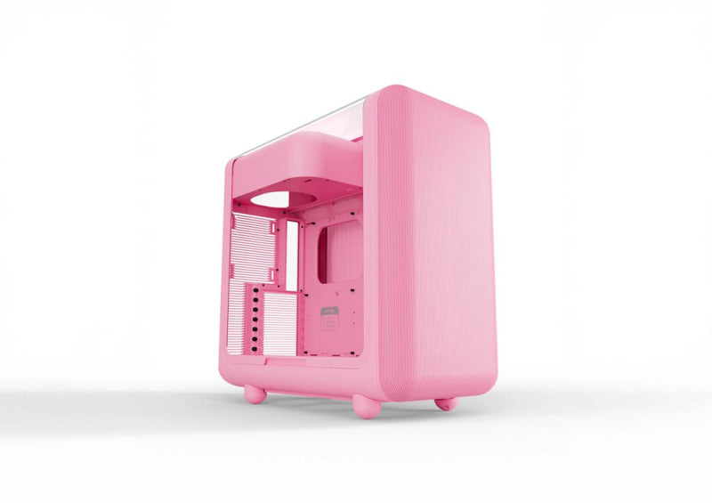 GABINETE HYTE (CS-HYTE-X50G-SM)X50 ATX CASE WITH TEMPERED GLASS SIDE PANEL STRAWBERRY MILK-1